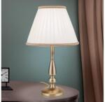 ORION LA 4-1085/1 - Asztali lámpa TONIA 1xE27/60W/230V átm. 30 cm fehér/bronz LA 4-1085/1 Patina (OR0120)
