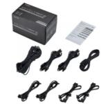 Phanteks Revolt moduláris kábel készlet, PCIe Gen5 Starter Set, fekete (PH-CBKT-G5S-BK01) (PH-CBKT-G5S-BK01)