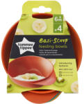 Tommee Tippee etetőtálkák - Easi scoop 4 db - babamarket