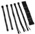 Kolink Core Adept Braided kábel hosszabbító szett fekete (5999094004733) (COREADEPT-EK-BLK)