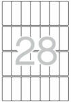 APLI Etikett, 20x50 mm, kerekített sarkú, A5 hordozón, APLI, 420 etikett/csomag (LCA1867) (01867)