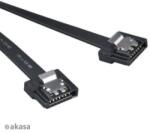 Akasa Proslim SATA3 adatkábel 50cm fekete (AK-CBSA05-50BK)