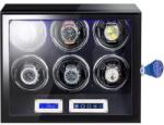 iUni Luxury Watch Winder - 6 Órás Automata Óra Felhúzó Doboz (518300)