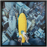 King Home Városi Gördeszka Festmény - Modern Dizájn - 130x130 cm (KHM-KH1501100278)