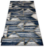  Modern Geometriai Szőnyeg - Sötétkék/Arany - 160x220 cm (GR4370)