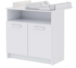  Baba Pelenkázó Komód - 2 Ajtós - Fehér