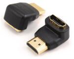 SBOX Преходник sbox hdmimf90, hdmi(м) към hdmi(ж), позлатени конектори, 90°, ъглов (hdmimf90)