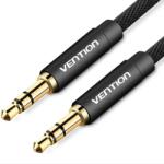 Vention 3.5mm jack/M - 3.5mm jack/M, (audio, fekete), 1m, kábel
