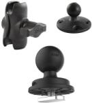 RAM Mounts Ansamblu RAM Mounts cu adaptor rotund, braț scurt cu adaptor cu bolț cu bilă și șurub în T, plastic de înaltă rezistență, RAP-B-354-TRA1-202-AU- (RAP-B-354-TRA1-202-AU)