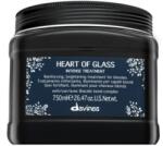 Davines Heart Of Glass Intense Treatment mască pentru întărire pentru par vopsit, decolorat și tratat chimic 750 ml