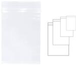 Kangaro Pungi plastic cu fermoar pentru sigilare, 120 x 180 mm, 100 buc/set, KANGARO - transparente (RD-341175) - pcone
