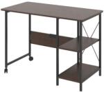 Maclean mc-411 b összecsukható íróasztal, sötét dió, 107x55x75 cm (ANN-CEN-85657)
