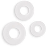 NS Novelties Firefly 3pc Bubble Rings White