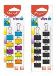 Maped Bindercsipesz - 10 db - 19 mm - Vegyes Színek (036102)