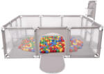  Gyermek járóka focikapuval és kosár palánkkal örökmozgó babáknak mintás játszószőnyeggel - semleges, unisex szín (BBJ) - pepita - 38 990 Ft