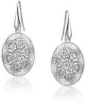  Ezüst Csipke Fülbevaló - Ovális - Ródium Bevonat