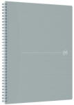 OXFORD Caiet cu spirala A4+, OXFORD Origins, 70 file-90g/mp, Scribzee, coperta PP - matematica - gri deschi (OX-400150008)