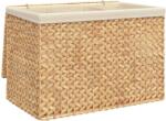 vidaXL 3-rekeszes vízijácint szennyeskosár 75 x 42, 5 x 52 cm (355184) - pepita