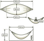 La Siesta Modesta Flamingo Függőágy - 230x160 cm
