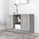 vidaXL szürke sonoma színű szerelt fa tálalószekrény 120x30, 5x70 cm (815625) - pepita