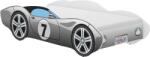  CORVETTA autós gyerekágy 160x80cm szürke láng nélkül - ajándék matraccal