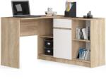 AKORD Íróasztal komóddal P79_120 - sonoma/fehér (OP0LZESDABBIA)