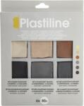 Plastiline Set Plasticine Sample Blocks Професионална глина 6 x 80 g (<![CDATA[8000T]]>)