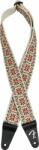 Fender Pasadena Woven Strap Lattice Orange Curea de chitară