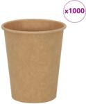 vidaXL 1000 db barna papír kávéscsészék 8oz 200ml (4102795)