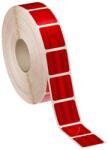 EALMEU Fényvisszaverő Szalag - Piros - Öntapadós - 45m x 5cm