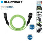 Blaupunkt töltőkábel 1 fázis elektromos autóhoz 7, 4kW 8 m T2-T2 (A1P32AT2)