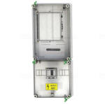 Csatári-Plast CSATÁRI PLAST PVT 3075 FM-K 1/3 fázisú villanyóra szekrény (nappali) 80A földkábeles (CSP21-E015)