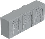 Tracon Érintésvédelmi burkolat alsó/felső kábelbevezetéshez 3P 3, 3P, L=42 mm (AA-KETO-3-3)
