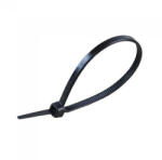 V-TAC Vezeték rögzítő, kábel kötegelő fekete 2.5x100 mm -100 darab (V-TAC) (24036)