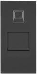 ORNO RJ45 beépíthető számítógép aljzat fekete (OR-GM-9010-B-RJ45)