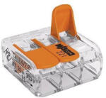 Wago Vezetékösszekötő Wago 3-as csatos nyitható 6mm2 (221613)