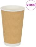 vidaXL 500 db barna papír kávéscsészék 16oz 400ml (4102801)