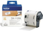 Brother DK11209 29x62mm 800db-os papír fehér/fekete papírszalag (DK11209) - haztartasibolt