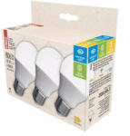 EMOS LED izzó True Light A60 / E27 / 7, 2 W (60 W) / 806 lm / (CRI)Ra >94 / természetes fehér 3db/doboz (_ZQ5145_3)