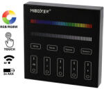 MiLight Group Control RGBW csoport (zóna) fali távirányító RGB+fehér elemes fekete (30381)