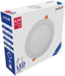 Avide LED Beépíthető Kerek Mennyezeti Lámpa ALU 6W CW 6400K (ACRPCW-R-6W-ALU)