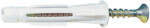 Tracon Önfeszítő tipli+csavar, szürke M6×40mm, PA6.6 (TOPCS6)