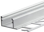 Isoled Csempeprofil fedél nélkül-lezáróprofil-led szalaghoz és neonflex fénykábelhez (ISO113821)