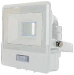 V-TAC Mozgásérzékelős PRO LED reflektor, fehér (10W/100°) hideg fehér, Samsung Chip - vízmentes kötődobozzal (29618)