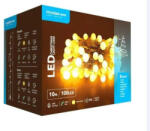 Modee LED karácsonyi gömbfűzér 100LED/10m kültéri fehér-fényű 2500K Berry Modee (EPINML-C2009)