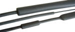 TRACON Zsugorcső, közepesfalú, 3: 1 zsugorodás 140/42mm, gyantás, fekete (ZS140-42R)