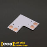 LED Labs Sarokelem led szalaghoz 2 eres 3528 és 2835 8mm (25245)