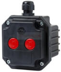 ELMARK Robbanásbiztos falonkívüli kapcsoló stop 2 NC 2 tömszelencével (720012)