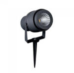 V-TAC Leszúrható LED reflektorlámpa 12W - Zöld fényű - szürke (20335)