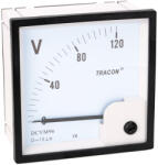 TRACON Analóg egyenáramú voltmérő 96×96mm, 120V DC (DCVM96-120) - vilagitasok